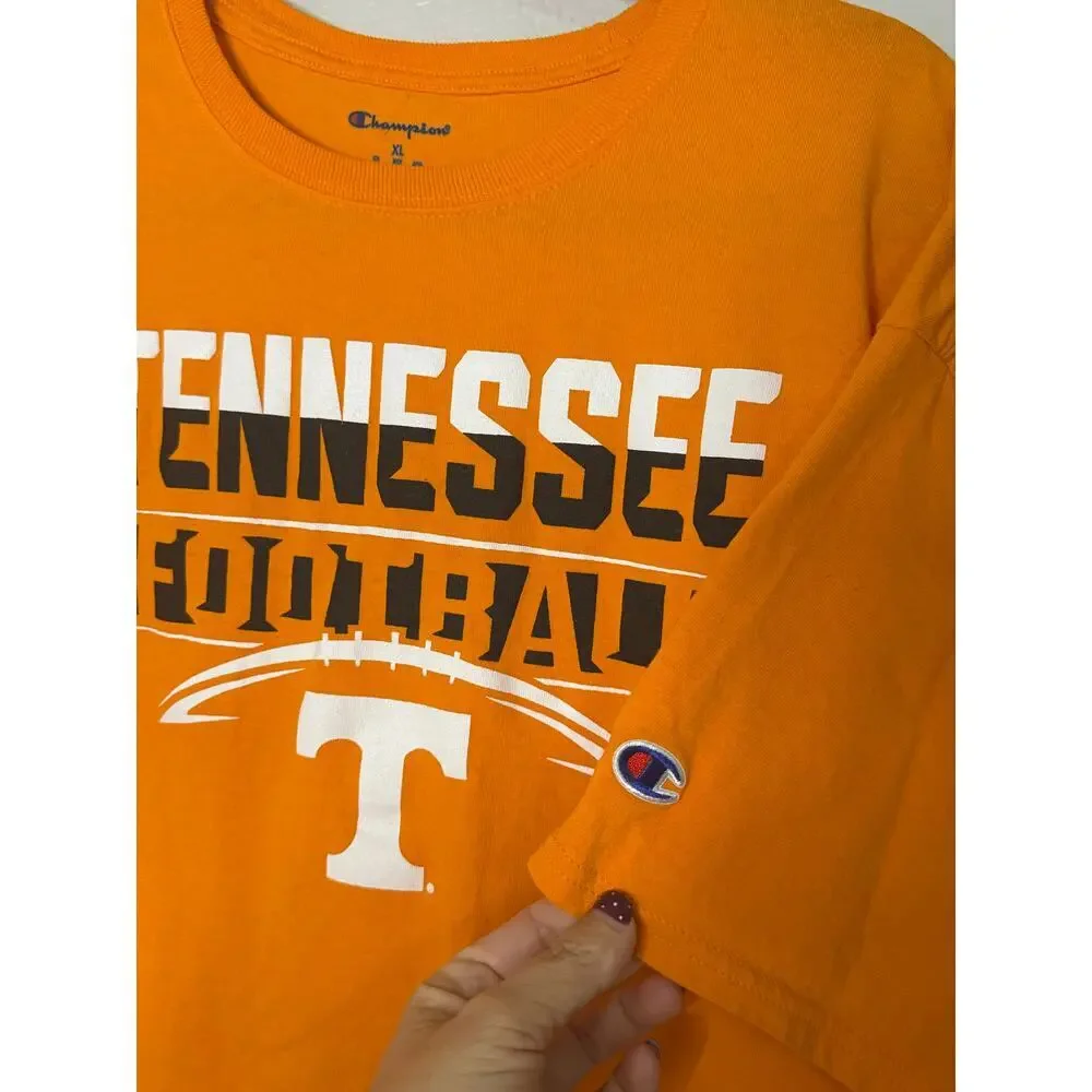 Champion Men’s University of Tennessee Volunteers Orange Football Shirt XL - Picture 5 of 5